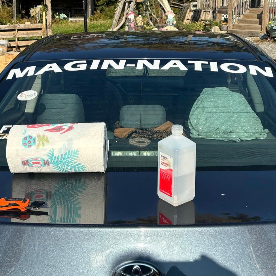 Custom Text Windshield Banner