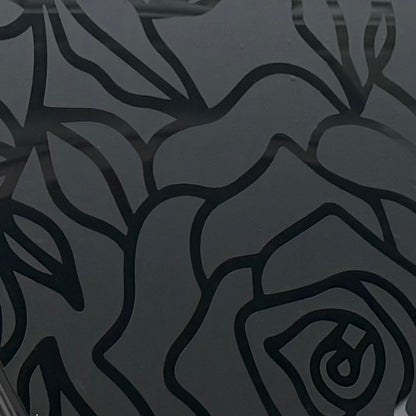 Roses Vinyl Decal: Rear Quarter Window, Car Sticker, Full Coverage